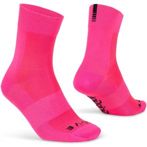 GripGrab Lightweight SL Socks Strumpor Pink Hi-Vis