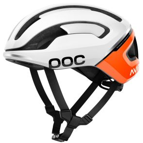 POC Omne Air Spin Cykelhjälm Vit/orange