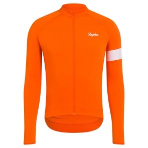 Rapha Core Long Sleeve Jersey Tröja Orange