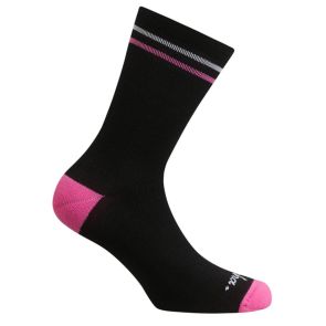 Rapha Merino Socks Regular Strumpor Black/Pink